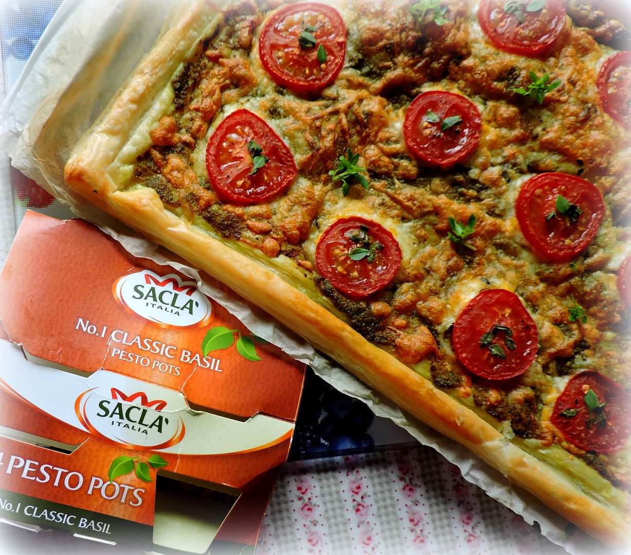 The English Kitchen Easy Pesto Tomato Tart
